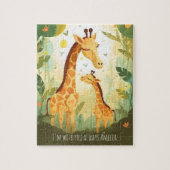 Oerwoud Safari Giraffe Legpuzzel (Verticaal)
