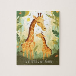 Oerwoud Safari Giraffe Legpuzzel