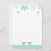 Oerwoud Safari Greenery Baby shower Kaart (Achterkant)