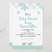 Oerwoud Safari Greenery Baby shower Kaart (Voorkant / Achterkant)