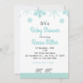 Oerwoud Safari Greenery Baby shower Kaart