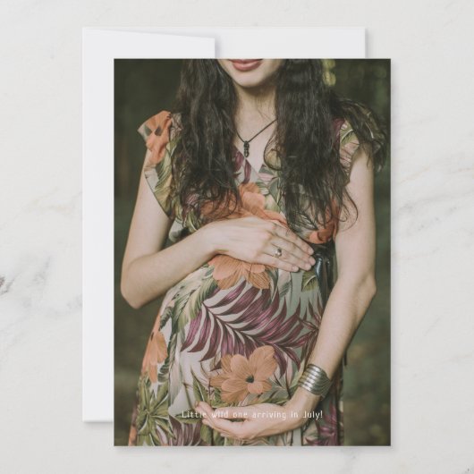 Oerwoud Safari "Het staat op het punt om wild te w Kaart (Achterkant)