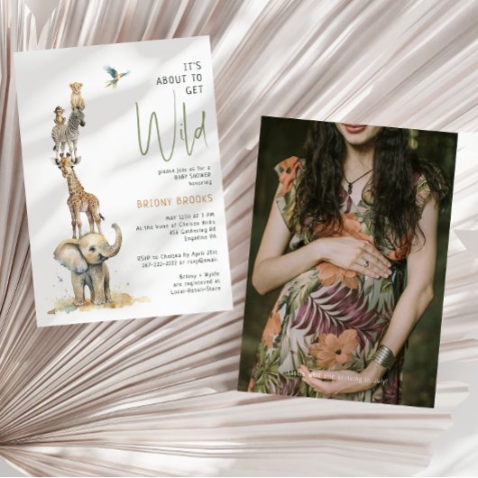 Oerwoud Safari "Het staat op het punt om wild te w Kaart