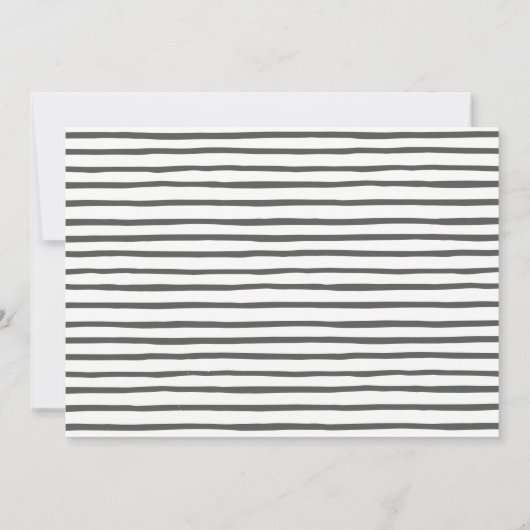 Oerwoud Safari Horizontal Wild Een 1e Verjaardag Kaart (Achterkant)