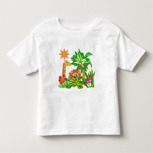 Oerwoud Safari Kinder Shirts (Voorkant)