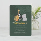 Oerwoud Safari-kinderen van afgelopen dag Kaart (Staand voorkant)