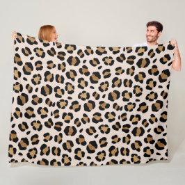 Oerwoud Safari Leopard Print Fleece Deken