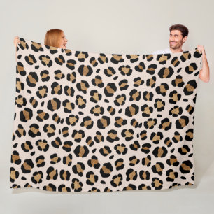 Oerwoud Safari Leopard Print Fleece Deken