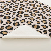 Oerwoud Safari Leopard Print Sherpa Deken (3/4)