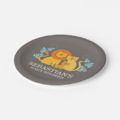 Oerwoud Safari Lion Baby shower bord (Gekanteld)