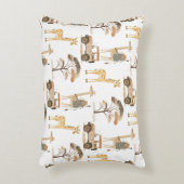 Oerwoud Safari met Giraffes Nursery Pattern Accent Kussen (Voorkant(Verticaal))