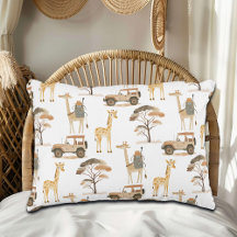 Oerwoud Safari met Giraffes Nursery Pattern
