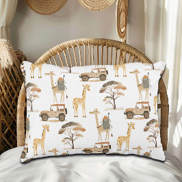 Oerwoud Safari met Giraffes Nursery Pattern Accent Kussen