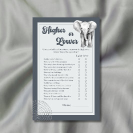 Oerwoud safari olifant hoger of lager Baby shower