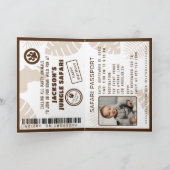 Oerwoud Safari Passport Kinderen Verjaardag (Binnen)