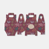 Oerwoud Safari Roze Baby shower Bedankdoosjes (Uitgevouwen)