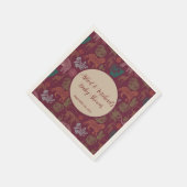  Oerwoud Safari Roze Baby shower Servet (Hoek)