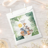 Oerwoud safari schattige babydieren kinder feestth bedankzakje (Geknipt)