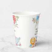 Oerwoud safari schattige babydieren tropisch feest papieren bekers (Rechts)