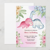 Oerwoud Safari thema Birthday Kaart (Voorkant / Achterkant)