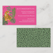 Oerwoud Safari Tiger Trouwaccommodaties Enclosu Informatiekaartje (Voorkant / Achterkant)