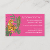 Oerwoud Safari Tiger Trouwaccommodaties Enclosu Informatiekaartje (Voorkant)