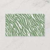 Oerwoud Safari Tiger Wedding Accommodations Informatiekaartje (Achterkant)