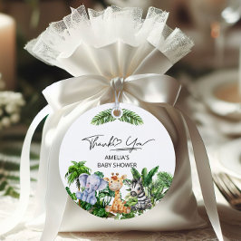 Oerwoud Safari Tropical Bedankt Dieren Bedankjes Labels