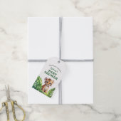 Oerwoud Safari Tropische Dieren Baby shower Favor Cadeaulabel (Met Touw)