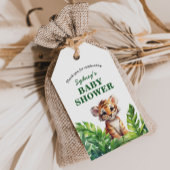 Oerwoud Safari Tropische Dieren Baby shower Favor Cadeaulabel