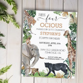 Oerwoud Safari Vierde Vierjarige Zwarte Panter