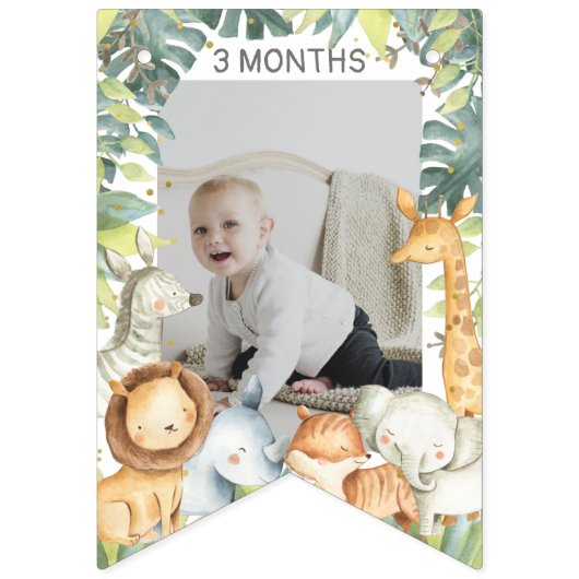 Oerwoud safari vlaggetjes (Tweede vlag)