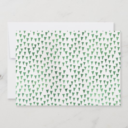 Oerwoud Safari Wild 1 1e verjaardag uitnodiging (Achterkant)