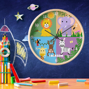 Oerwoud Safari Wild Animal Kids Verjaardag Kleurri