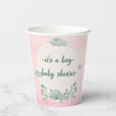 Oerwoud Safari Wild Baby shower Papieren Bekers (Achterkant)