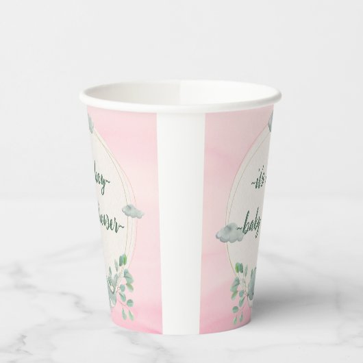 Oerwoud Safari Wild Baby shower Papieren Bekers (Links)