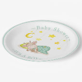 Oerwoud Safari Wild Baby shower Papieren Bordje (Gekanteld)