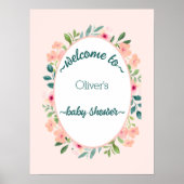 Oerwoud Safari Wild Baby shower Poster (Voorkant)