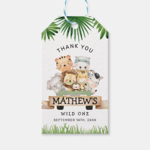 Oerwoud Safari Wild Een dag voor de toekomst Cadeaulabel