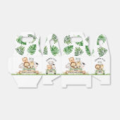 Oerwoud Safari Wild Een dag voor vier dozen Bedankdoosjes (Uitgevouwen)