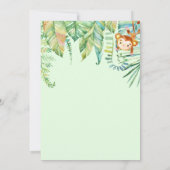 Oerwoud Safari Wild Een eerste verjaardag Kaart