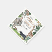 Oerwoud Safari Wild Een zondag zwart panther Servet (Hoek)