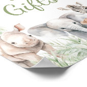 Oerwoud Safari Wild One Animals Boeken en geschenk Poster (Hoek)