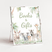 Oerwoud Safari Wild One Animals Boeken en geschenk Poster
