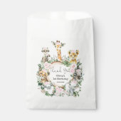 Oerwoud Safari Wilde Dieren Bloemen Meisje Verjaar Bedankzakje