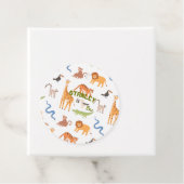 Oerwoud Safari Wilde Dieren Gepersonaliseerd Verja Bedankjes Labels (In situ)