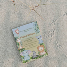 Oerwoud Safari Wilde Dieren Palm Monkey Baby showe