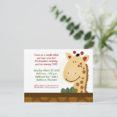 OERWOUD SAFARI Zanzibar Giraffe Zoo Birthday 4x5 Kaart (Staand voorkant)