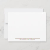 OERWOUD SAFARI Zanzibar Giraffe Zoo Birthday 4x5 Kaart (Achterkant)