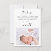 Oerwoud Safari Zebra Bloemen Baby shower Bedankkaart (Voorkant)